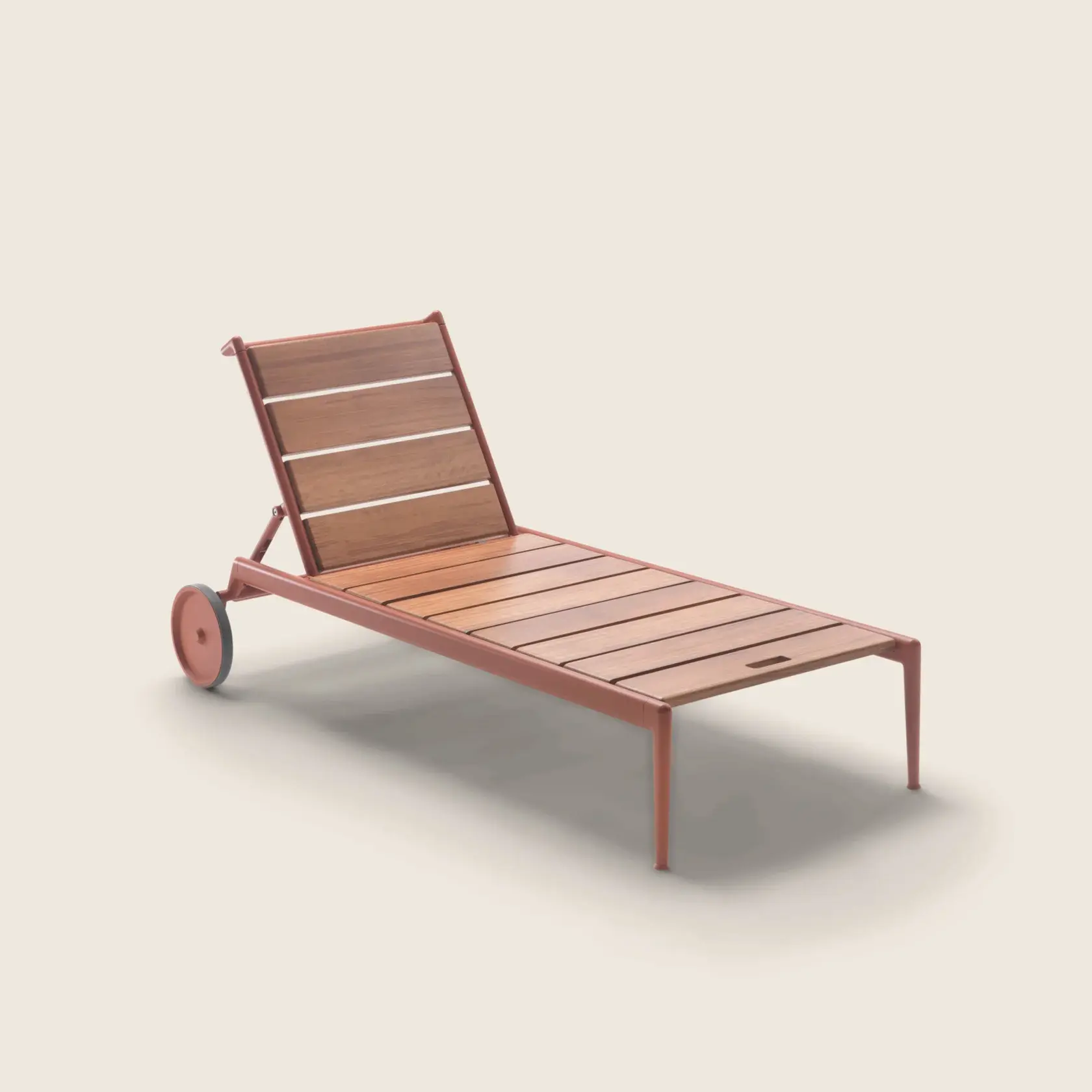 Atlante Wood Outdoor Daybed by Flexform