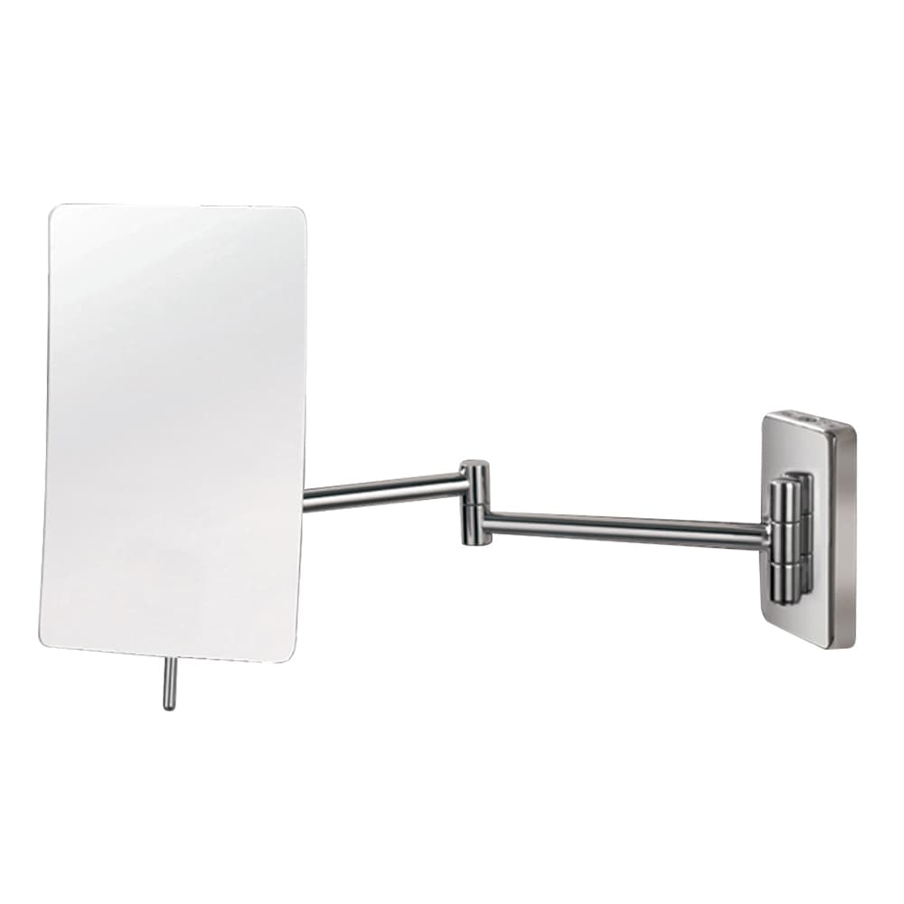 Mega SP7505 5" Wall Mount Adjustable Arm 3x Magnifying Mirror by LACAVA