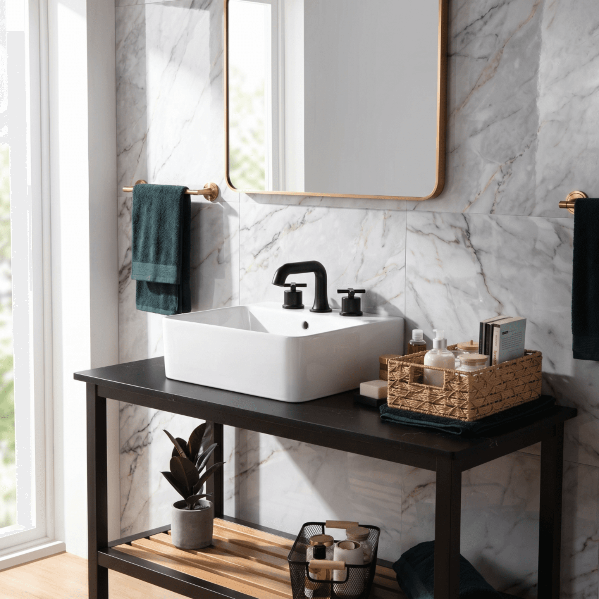 Flash FLS-VS-24 24" Stainless Steel ADA Compliant Console, Handmade in Chicago, USA. by LACAVA